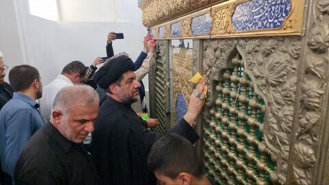 تصاویر/ تجدید میثاق امام جمعه گناوه با آرمان‌های شهدا