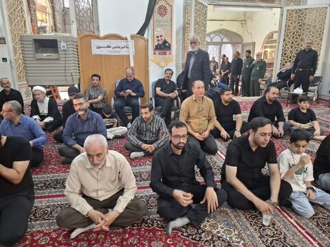 تصاویر/ اربعین شهادت پاسدار ولایت محمدجوادسفیایی درامامزاده هادی فین