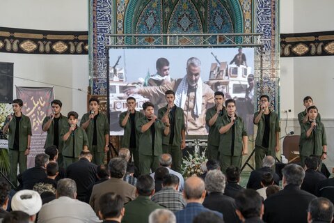 تصاویر/چهلمین روز بزرگداشت شهید طریق القدس پاسدار شهید سید ابوالفضل اجتهددرکاشان