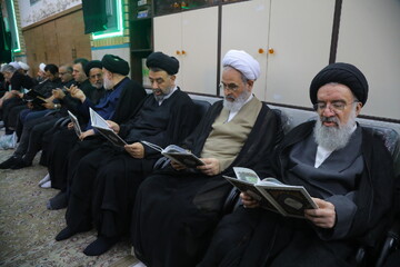 تصاویر / مراسم ترحیم مرحوم آیت الله نعیم آبادی (ره) در قم