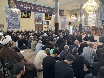 تصاویر / مجلس اربعین شهید اقتدار  محمد جواد ناصری در شهرستان هادیشهر