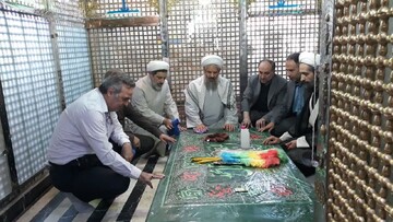 برگزاری آیین معنوی غبارروبی آستان مقدس امامزاده سید ابراهیم(ع) چکان مراغه