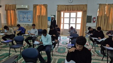 فیلم| آزمون ورودی حوزه علمیه استان بوشهر