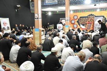 تصاویر/ مراسم پانزدهمین سالروز ارتحال عالم ربانی آیت‌الله ماشاءالله مروجی(ره) و اربعین شهدای اقتدار در مسجد جامع کوهدشت