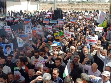 راهپیمایی جمعه خشم مردم کاشان در محکومیت حملات اسرائیل به غزه+ عکس و فیلم