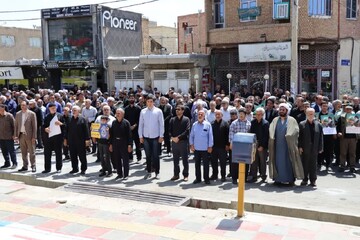 تصاویر/ راهپیمایی ضد صهیونیستی مردم تکاب