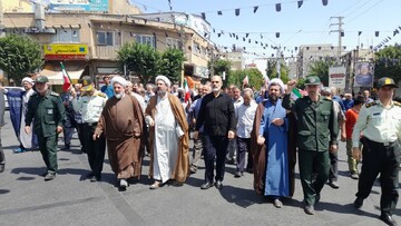 تصاویر/ راهپیمایی مردم غیور و ولایت مدار شبستر در حمایت از مردم غزه