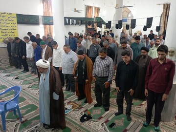 نماز جمعه آبپخش به روایت تصویر