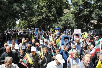 فریاد همدانی‌ها علیه جنایات رژیم صهیونیستی در «جمعه‌های خشم»+تصاویر