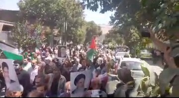 فیلم | راهپیمایی جمعه خشم و نصر در خرم آباد
