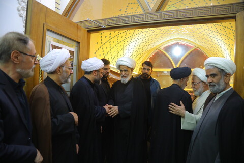 تصاویر / مراسم ترحیم مرحوم آیت الله نعیم آبادی (ره) در قم