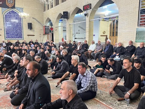 تصاویر / مجلس اربعین شهید اقتدار  محمد جواد ناصری در شهرستان هادیشهر