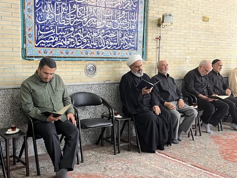 تصاویر / مجلس اربعین شهید اقتدار  محمد جواد ناصری در شهرستان هادیشهر