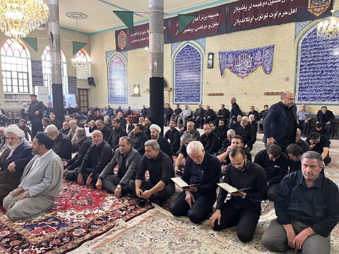 تصاویر / مجلس اربعین شهید اقتدار  محمد جواد ناصری در شهرستان هادیشهر