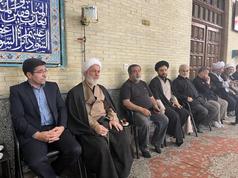 تصاویر / مجلس اربعین شهید اقتدار  محمد جواد ناصری در شهرستان هادیشهر
