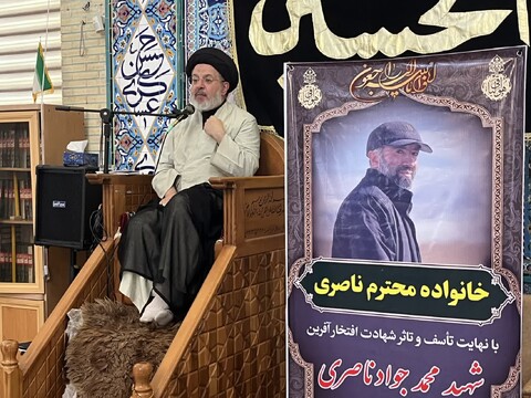 تصاویر / مجلس اربعین شهید اقتدار  محمد جواد ناصری در شهرستان هادیشهر