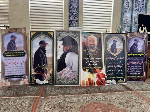 تصاویر / مجلس اربعین شهید اقتدار  محمد جواد ناصری در شهرستان هادیشهر