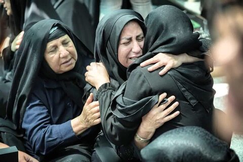 تصاویر مراسم اربعین شهدای جنگ ۱۲ روزه در خرم آباد