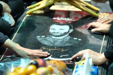 تصاویر مراسم اربعین شهدای جنگ ۱۲ روزه در خرم آباد