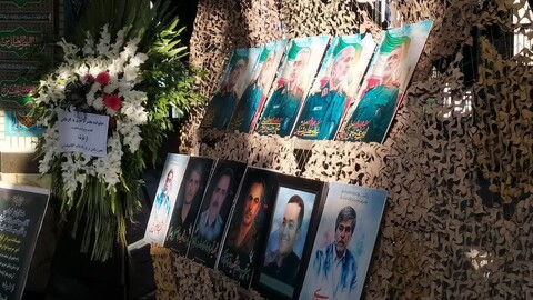 تصاویر/ مراسم چهلم شهدای اقتدار در میانه