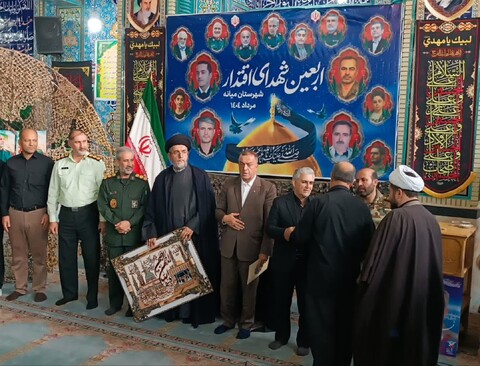 تصاویر/ مراسم چهلم شهدای اقتدار در میانه