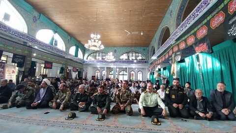 تصاویر/ مراسم چهلم شهدای اقتدار در میانه