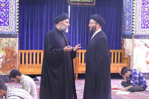 تصاویر/ آزمون ورودی حوزه های علمیه در استان یزد برگزار شد