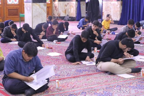 تصاویر/ آزمون ورودی حوزه های علمیه در استان یزد برگزار شد