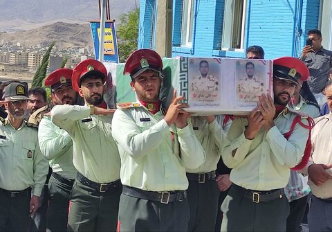 تشییع باشکوه پیکر شهید والامقام «علی بداق» در خرم‌آباد