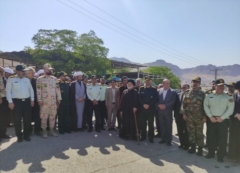 تشییع باشکوه پیکر شهید والامقام «علی بداق» در خرم‌آباد