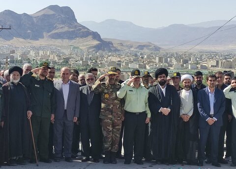 تشییع باشکوه پیکر شهید والامقام «علی بداق» در خرم‌آباد