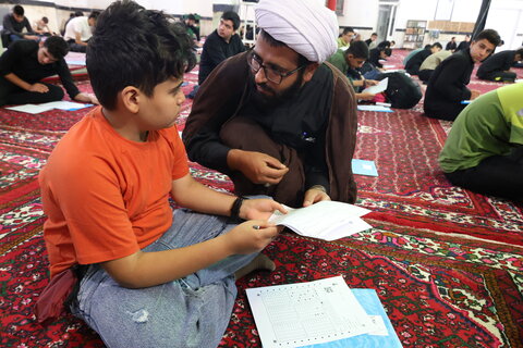 برگزاری آزمون ورودی حوزه علمیه در همدان