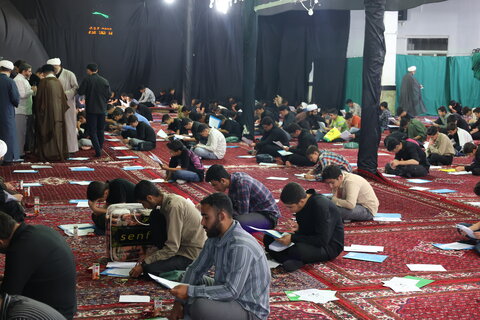 برگزاری آزمون ورودی حوزه علمیه در همدان