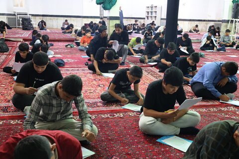 برگزاری آزمون ورودی حوزه علمیه در همدان