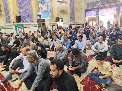 تصاویر/ نماز جمعه و راهپیمایی شهر بم