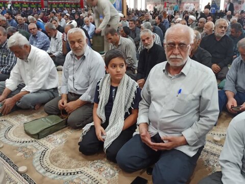 تصاویر/ نمازعبادی سیاسی جمعه کاشان