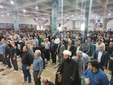 تصاویر/ نمازعبادی سیاسی جمعه کاشان