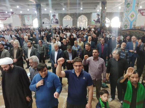 تصاویر/ نمازعبادی سیاسی جمعه کاشان