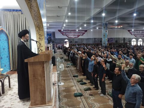 تصاویر/ نمازعبادی سیاسی جمعه کاشان