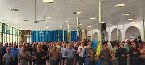 تصاویر/ نماز جمعه و راهپیمایی در شهر یزدان‌آباد