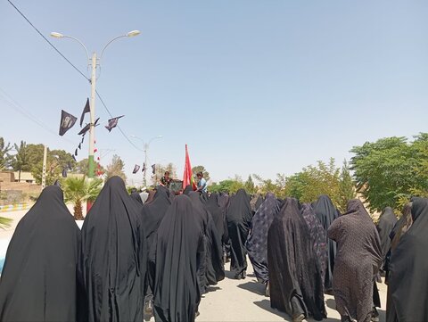 تصاویر/ نماز جمعه و راهپیمایی در شهر یزدان‌آباد