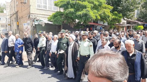تصاویر/ راهپیمایی نمازگزاران شاهین دژ در حمایت از مردم مظلوم فلسطین و غزه
