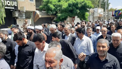 تصاویر/ راهپیمایی نمازگزاران شاهین دژ در حمایت از مردم مظلوم فلسطین و غزه