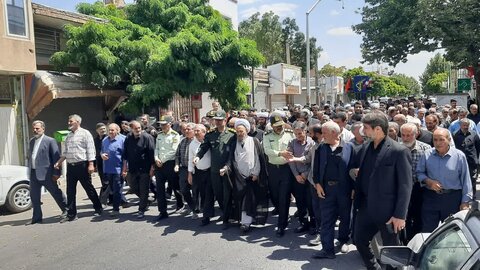 تصاویر/ راهپیمایی نمازگزاران شاهین دژ در حمایت از مردم مظلوم فلسطین و غزه