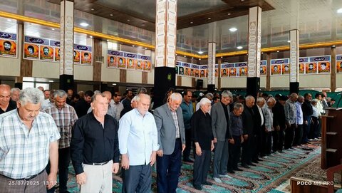 تصاویر/ اقامه نماز جمعه شهر کشاورز