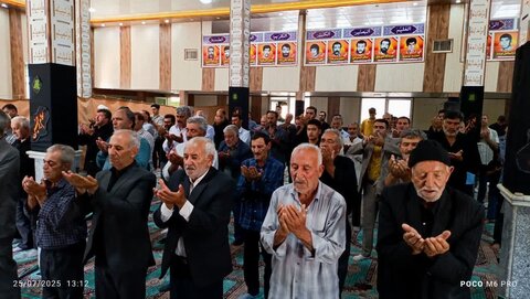 تصاویر/ اقامه نماز جمعه شهر کشاورز