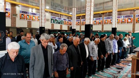 تصاویر/ اقامه نماز جمعه شهر کشاورز