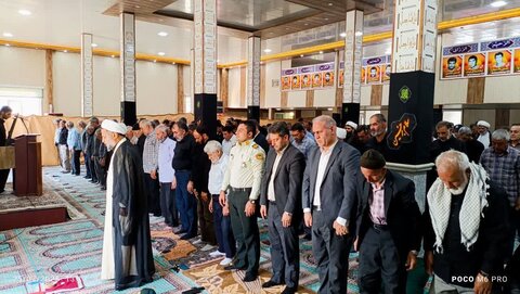 تصاویر/ اقامه نماز جمعه شهر کشاورز