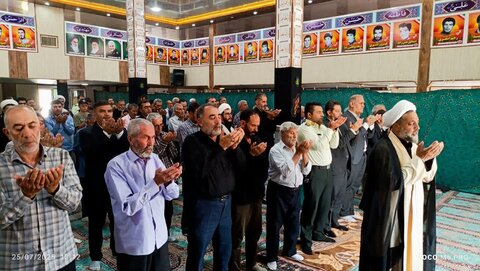 تصاویر/ اقامه نماز جمعه شهر کشاورز