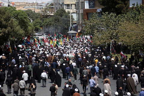 تصاویر/ راهپیمایی جمعه خشم و نصر در قم